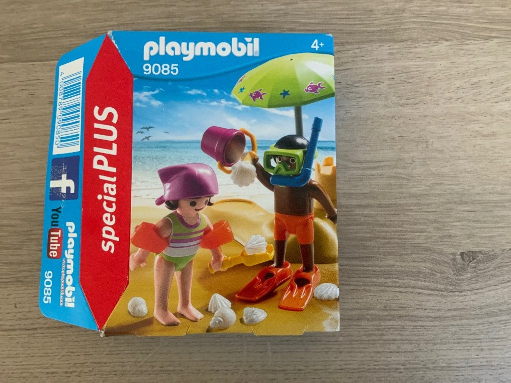 Playmobil 9085 strandplezier met 2 kinderen, Enfants & Bébés, Special plus, Comme neuf, Autres types, Kit complet