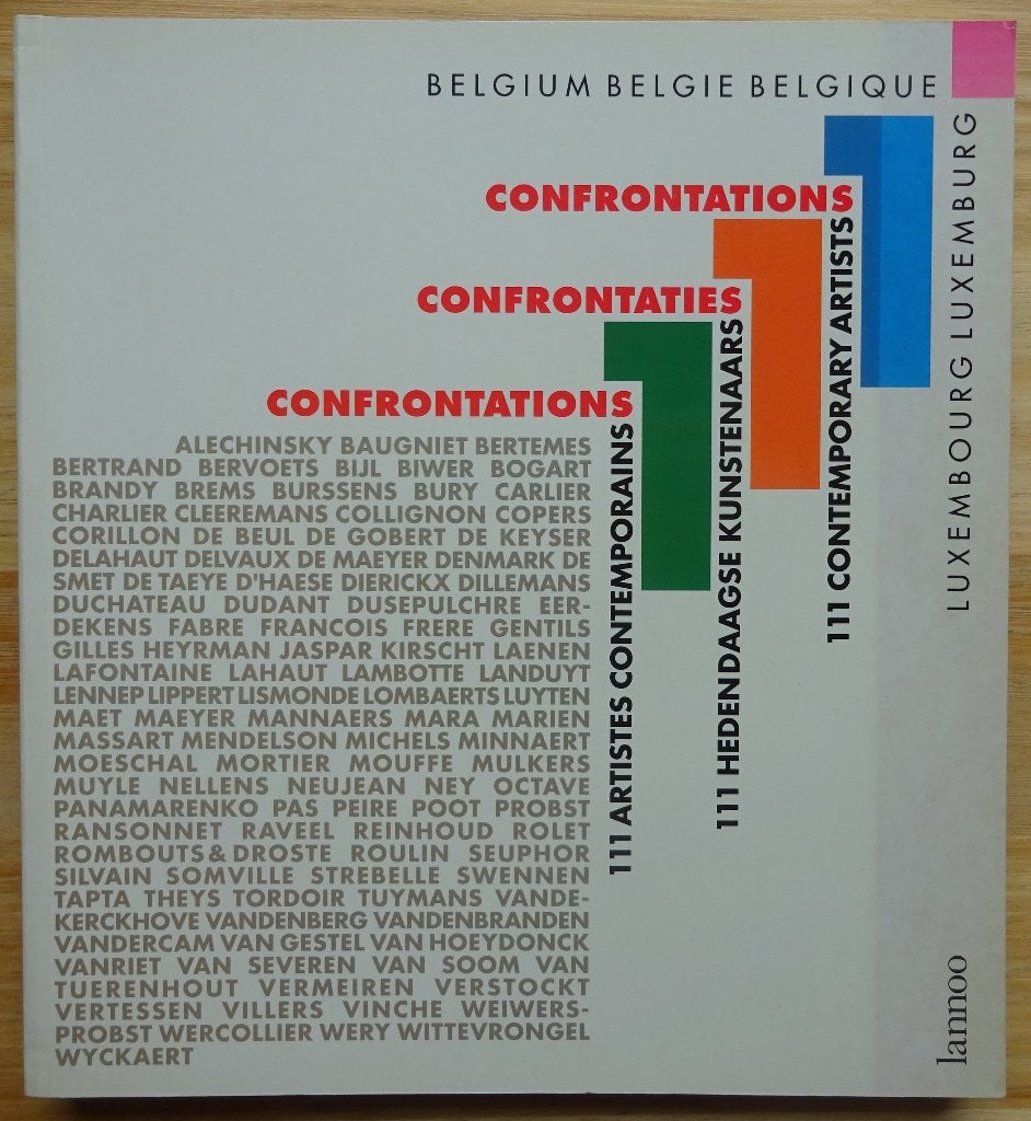Confrontaties / 111 Hedendaagse kunstenaars  1993, Boeken, Ophalen of Verzenden, Zo goed als nieuw, Schilder- en Tekenkunst