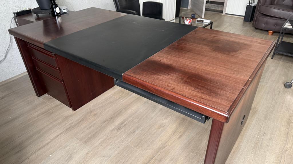 Luxe Eiken Directiebureau / Kantoorset – Zeer nette staat, Antiquités & Art, Antiquités | Meubles | Armoires, Enlèvement