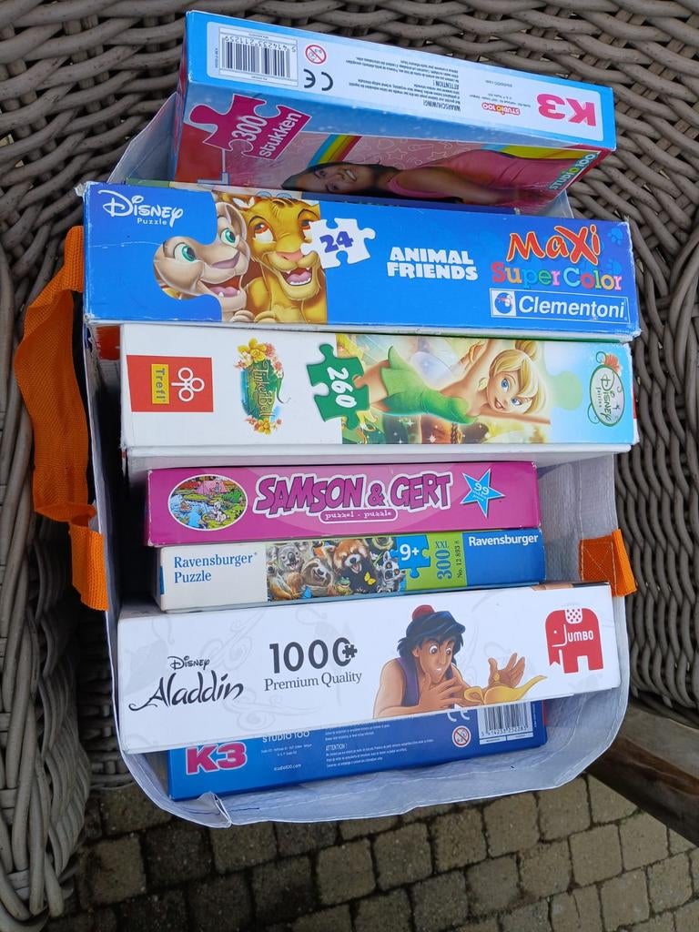 Puzzels kinderen leeftijd +- 3 tot 12 jaar!, Ophalen