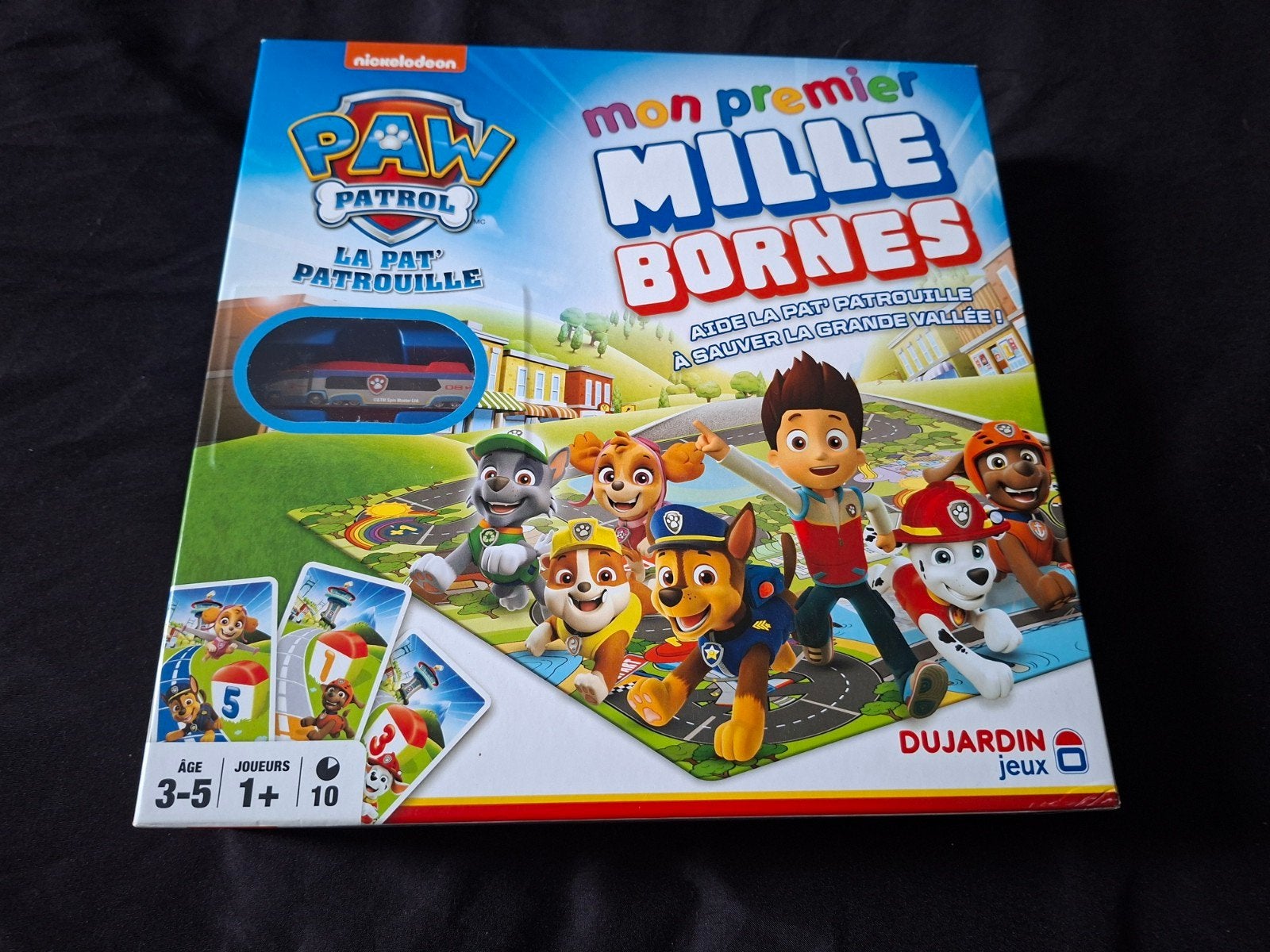 A vendre Mille Bornes Pat Patrouille, Trois ou quatre joueurs, Enlèvement ou Envoi, Comme neuf
