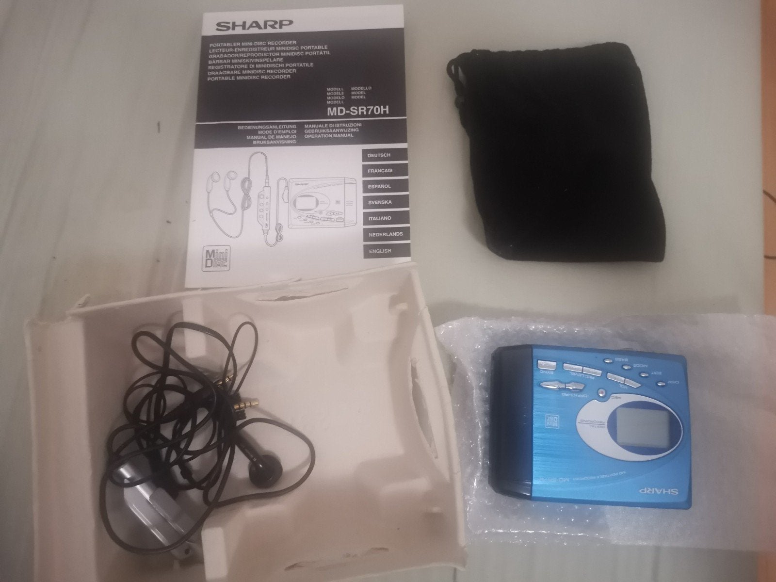 Lecteur mini disc sharp MD-SRU0H, Audio, Tv en Foto, Walkmans, Discmans en Minidiscspelers, Ophalen of Verzenden