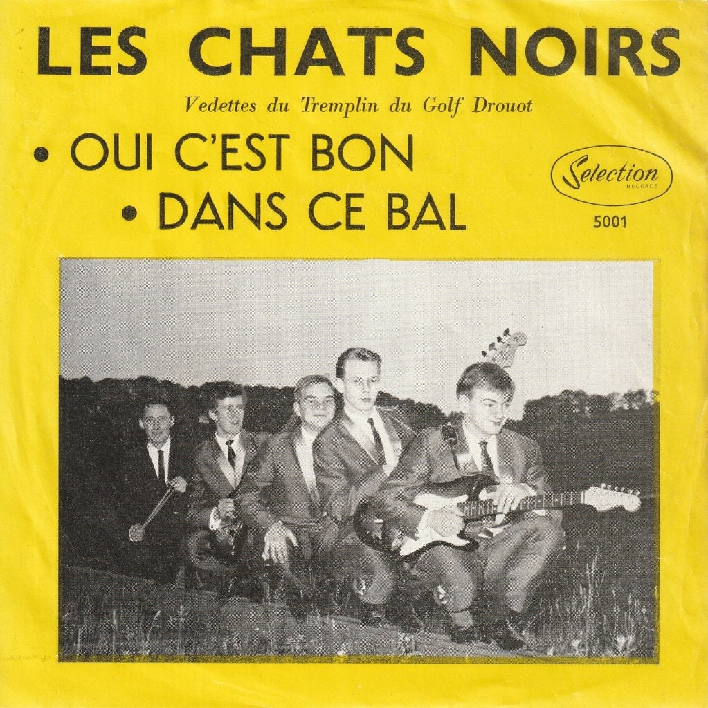 Chats Noirs (pré Mec Op S.) - Oui c'est bon, 7 inch, Comme neuf, Pochette photo, Pop