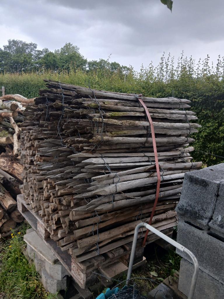 Kastanje afsluiting, Tuin en Terras, Tuinhekken en Hekwerk, Ophalen, Zo goed als nieuw, Hout, Spijlenhekwerk