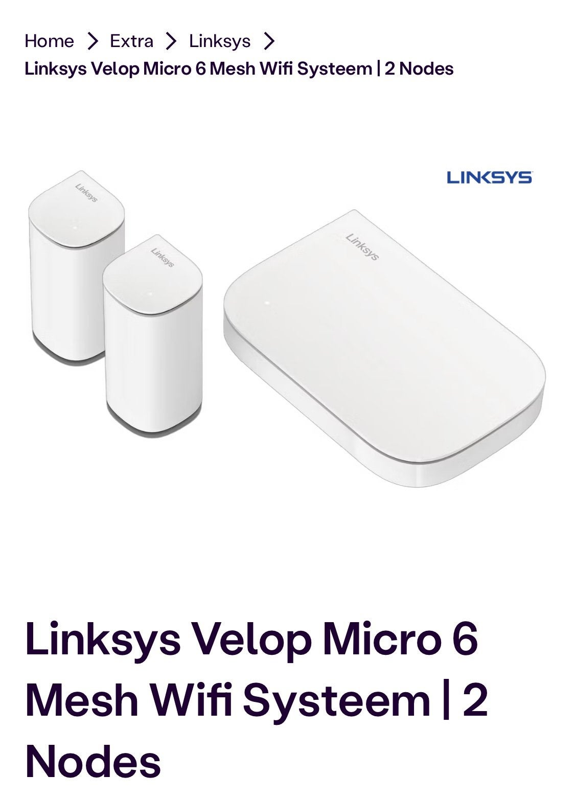 Mesh wifi systeem, Computers en Software, Ophalen, Zo goed als nieuw