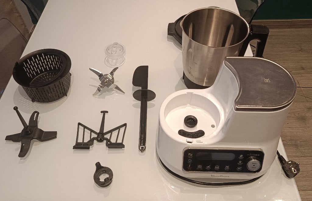 Robot cuiseur ClickChef Moulinex - 3.6L - 1400W, Ophalen, Gebruikt, 3 snelheden of meer, 2 tot 3 liter