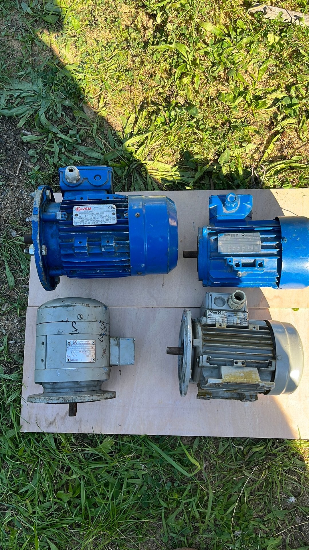 Driefasige elektro motoren, Doe-het-zelf en Bouw, Ophalen, Gebruikt