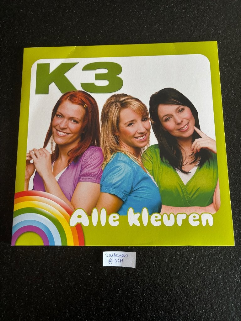K3 Alle Kleuren vinyl, Ophalen, 2000 - 2009, Zo goed als nieuw, Pop