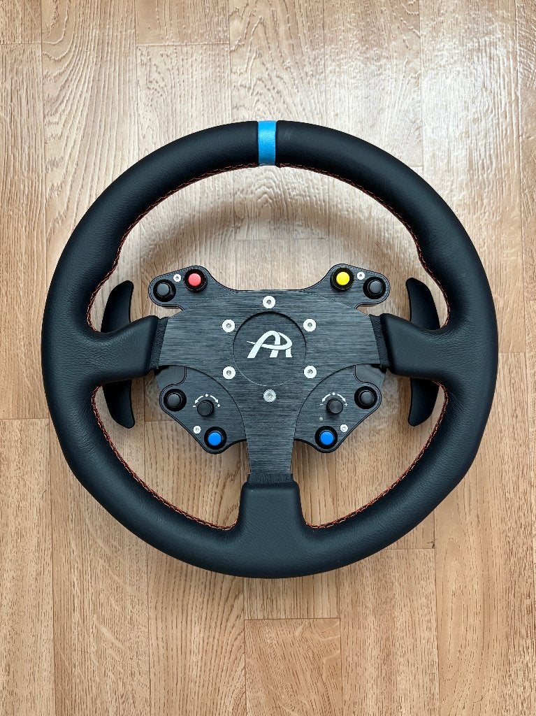 Ascher Racing B24-SC + Fanatec ClubSport Wheel Rim R330, Informatique & Logiciels, Joysticks, Comme neuf, Enlèvement ou Envoi