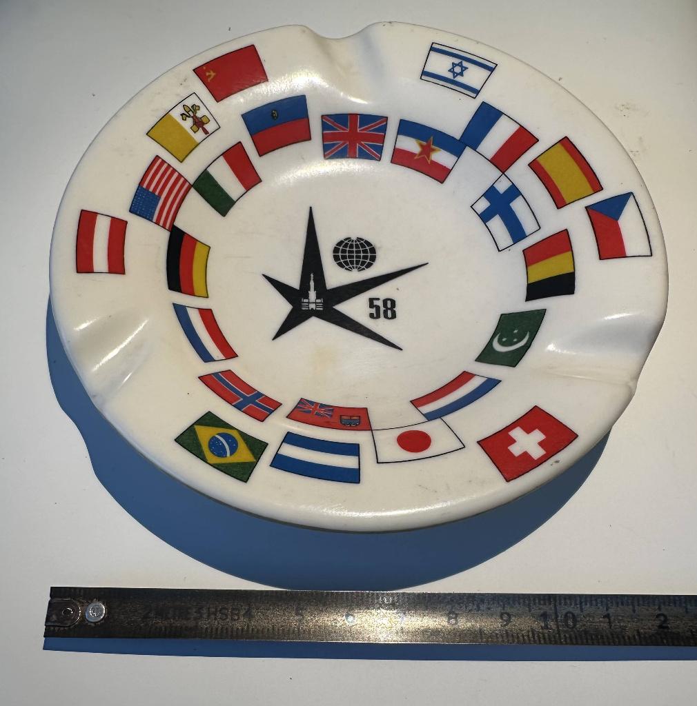 Expo '58 asbak memorabilia, Ophalen of Verzenden, Overige typen