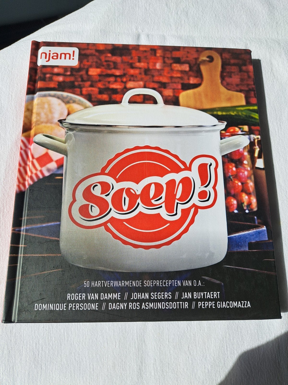 Peppe Giacomazza - Njam : Soep!, Boeken, Ophalen of Verzenden, Peppe Giacomazza; Jan Buytaert; Roger van Damme; Johan Segers