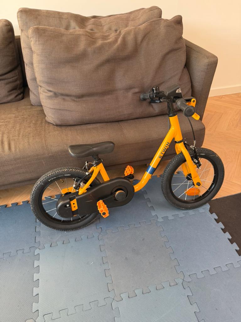 Kinderfiets BTWIN, Enlèvement, Comme neuf, Frein sur jante