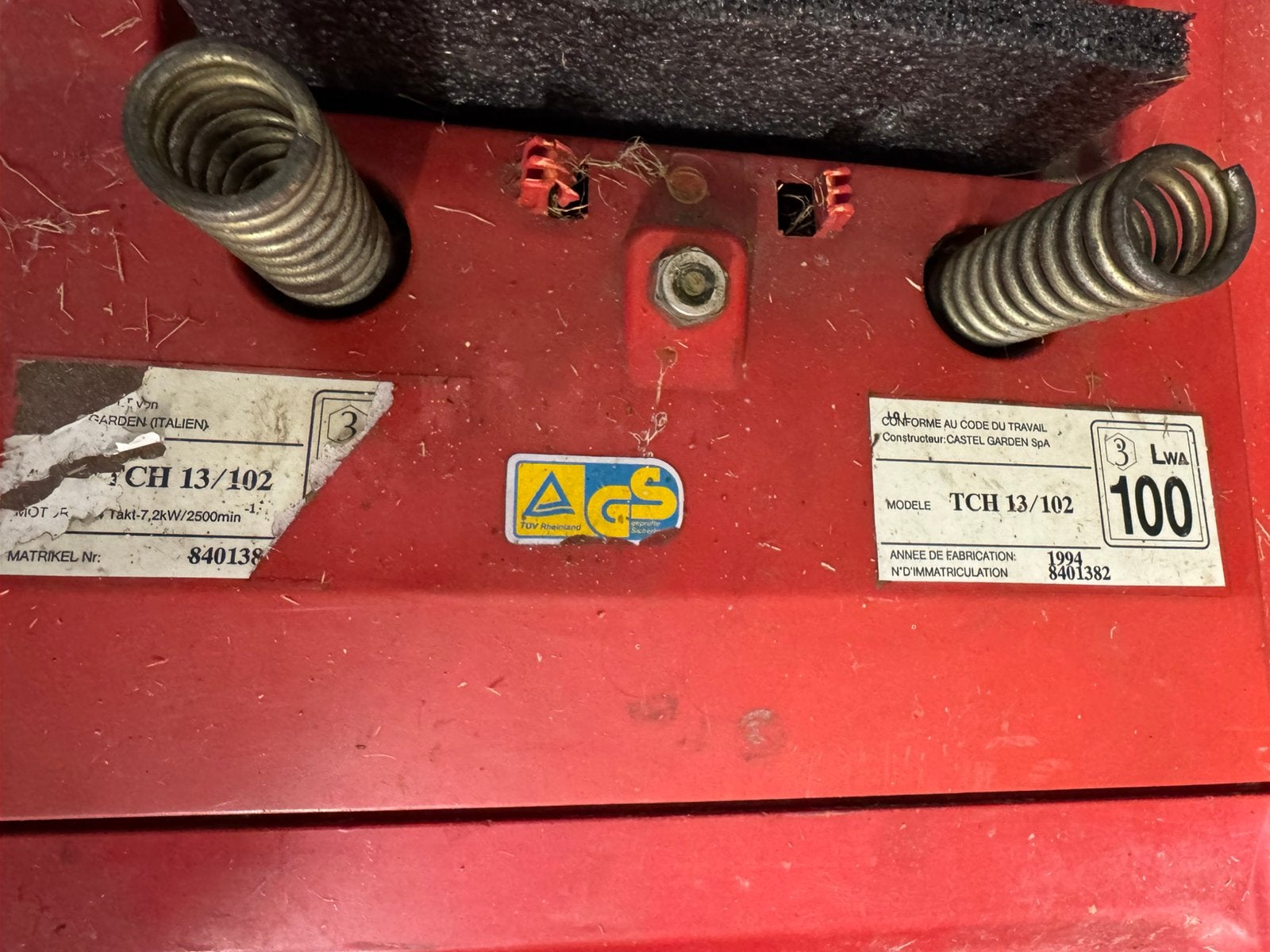 Grasmaaier met hondamotor, Ophalen, Cirkelmaaier, Gebruikt, Opvangbak