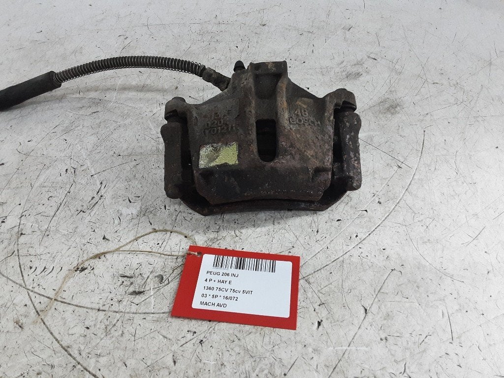ETRIER DE FREIN AVANT DROIT Peugeot 206 (2A / C/H/J/S), Mevr. I. Hauben, Utilisé, Rue de l'Espoir 34 34
4030  GRIVEGNÉE, BE, Info@Collignon.be