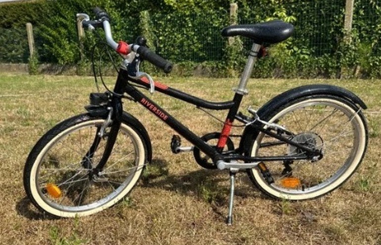Meisjesfiets Riverside Decathlon, Fietsen en Brommers, Ophalen, Velgrem, Versnellingen, Zo goed als nieuw