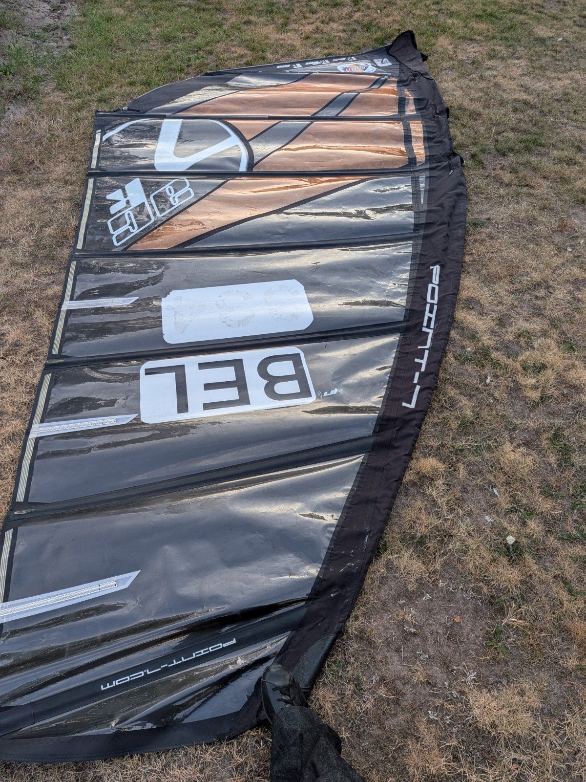 Point-7 ACK 6.5m² freerace zeil 3 cambers. In orde, Ophalen, Point-7, Zeil