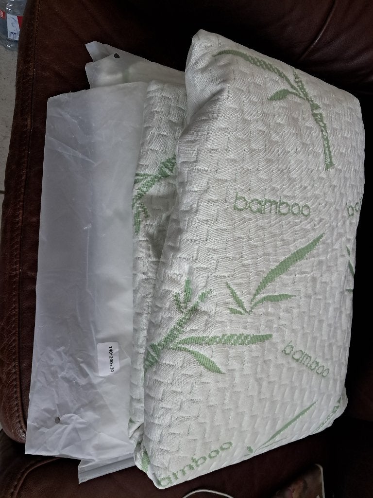Matrasbeschermer BambooCool 140x200x30 (2x), Ophalen, Wit, Overige typen, Nieuw
