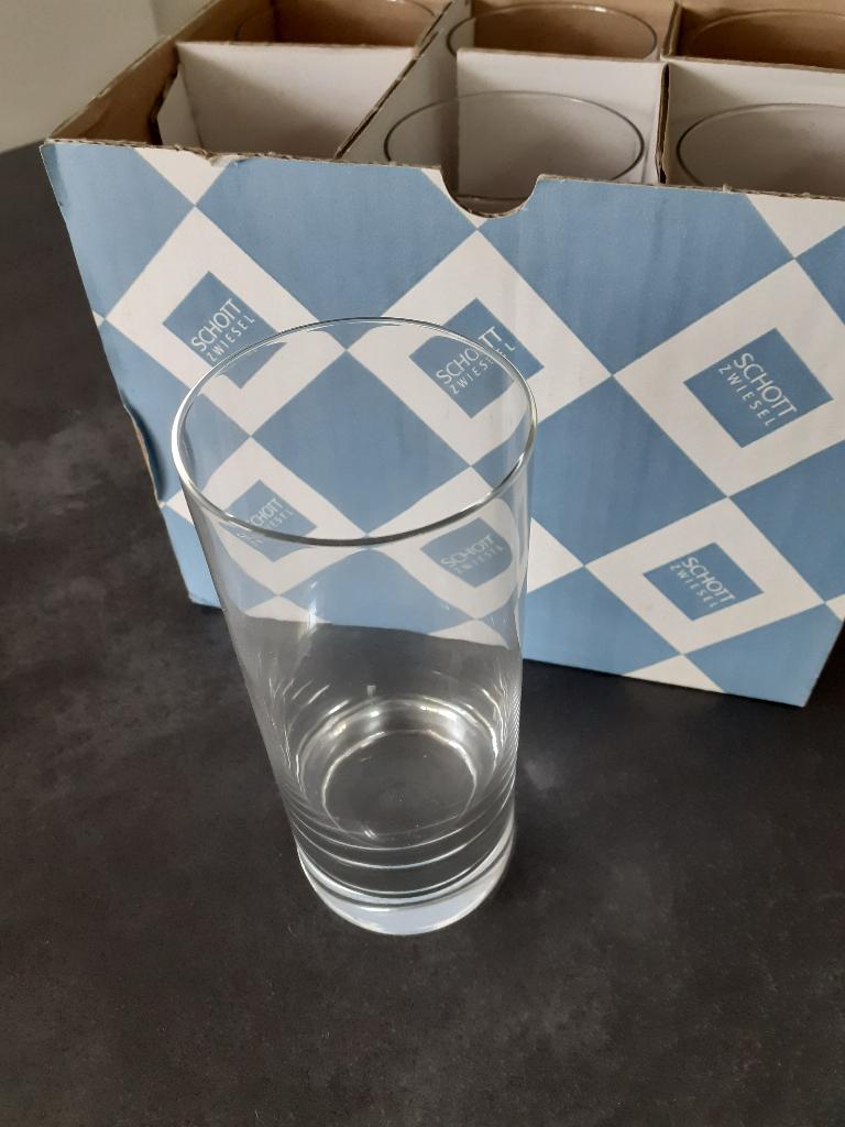 Schott-glazen: 6x cognac, 6x whisky, 6x longdrink, Ophalen, Nieuw, Overige typen