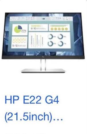 HP monitor e22 G4, Ophalen, Zo goed als nieuw