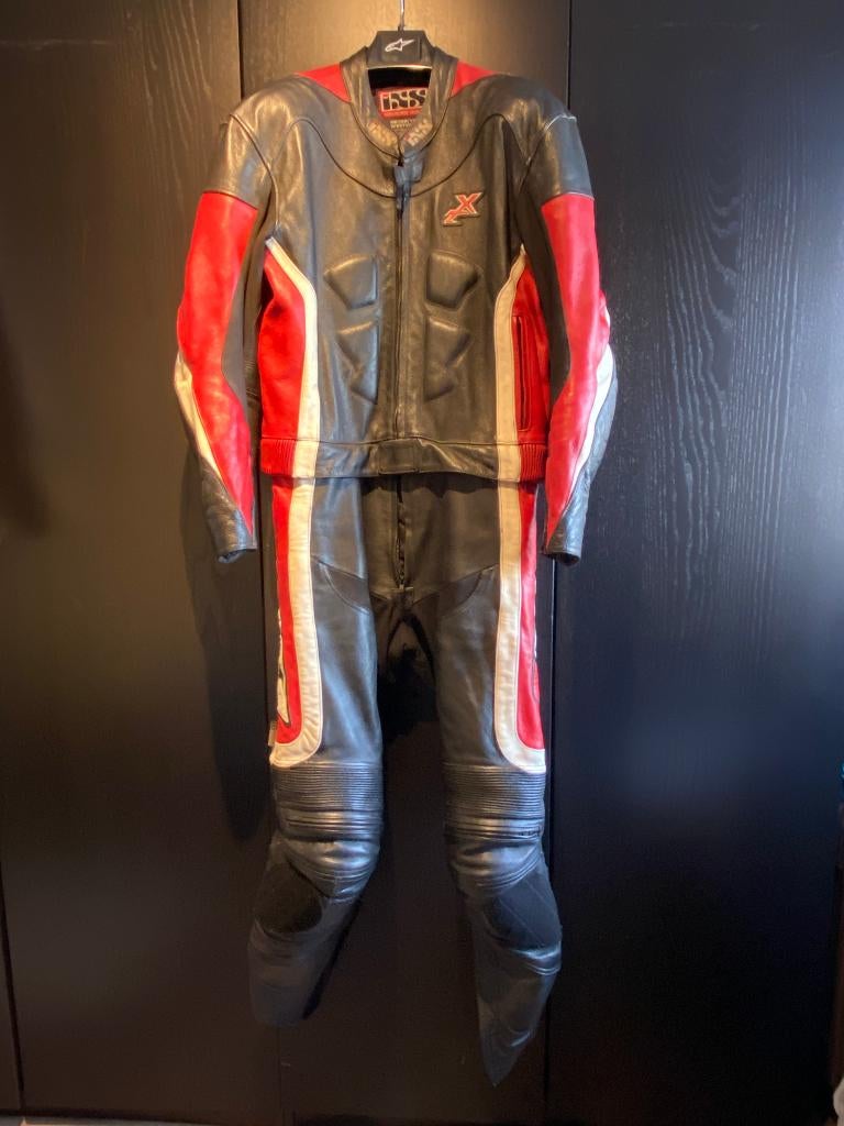 Lederen motorpak IXS, 2-delig, Motoren, Ophalen, IXS, Tweedehands, Heren