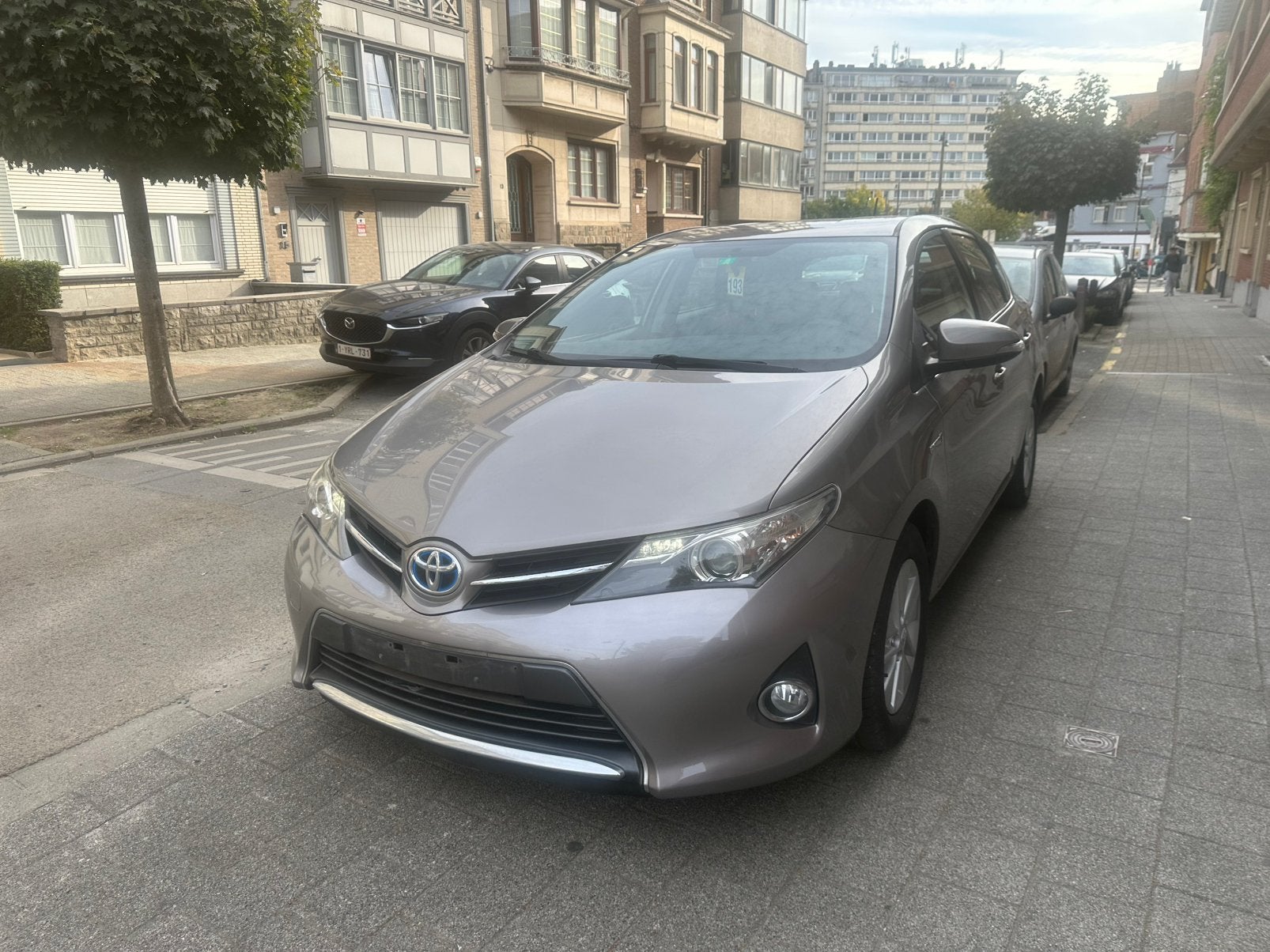 Toyota Auris hybride 161dkm 0485905657, Auto's, Euro 5, Stof, 4 cilinders, Beige