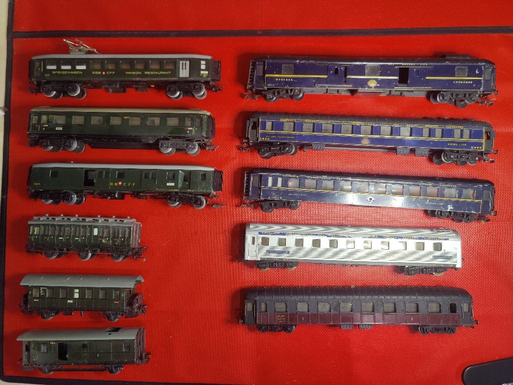 Oude H0 personen- en bagagerijtuigen, Ophalen, Gebruikt, Wagon, Märklin