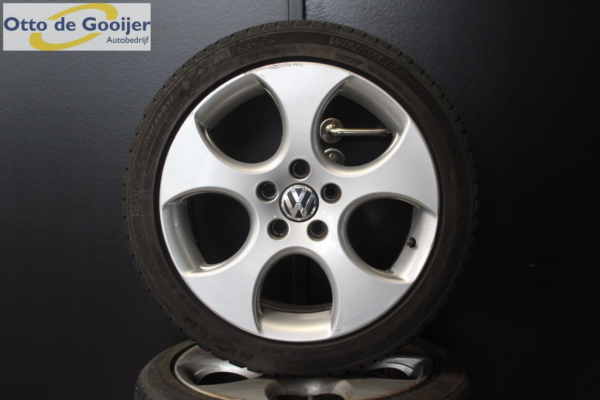 Originele Volkswagen Golf 5 6 7 GTI Velgen 17 Inch Winterban, Ophalen, -, -, Banden en Velgen