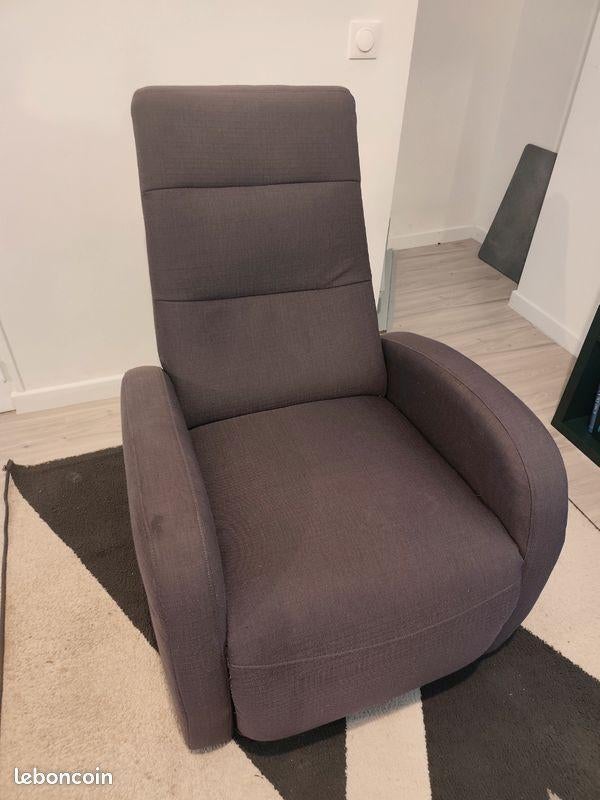 Fauteuil relax inclinable – confortable et pratique, 75 à 100 cm, Enlèvement, Utilisé, 75 à 100 cm