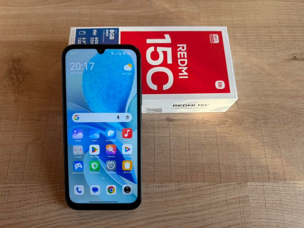 NIEUWSTAAT – Redmi 15C (8GB RAM / 128GB) – GARANTIE TOT 2028, Telecommunicatie, Mobiele telefoons | Overige merken, Ophalen of Verzenden