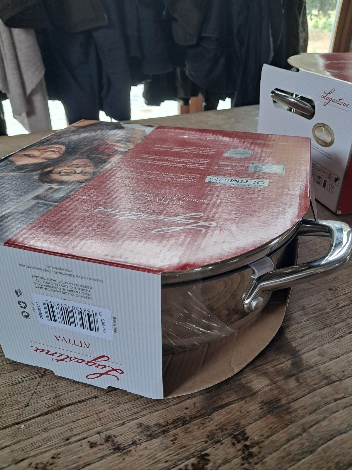 2 nieuwe keukenpotten, stainless steel, met deksel 25€/stuk, Maison & Meubles, Cuisine | Casseroles & Poêles, Avec couvercle, Enlèvement