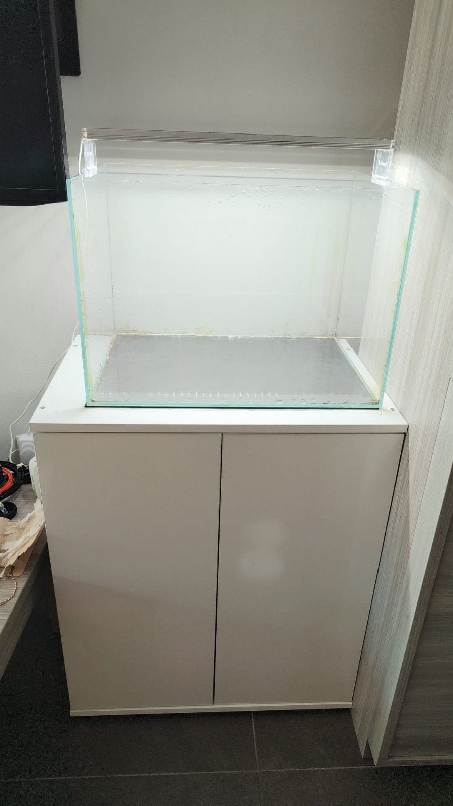 aquarium met kast en verlichting, Enlèvement, Utilisé, Superfish