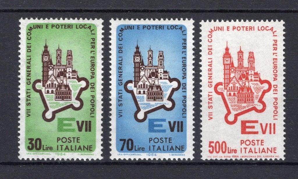 ITALIE Yt. 909/911 MNH 1964, Envoi, Non oblitéré