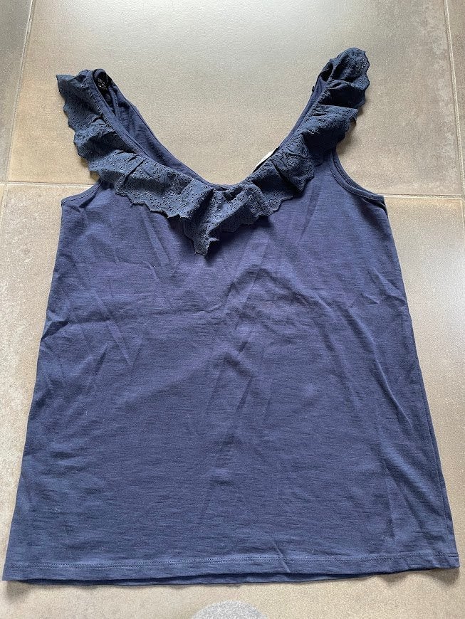 Topje (M) EDC Esprit, Maat 38/40 (M), Blauw, Ophalen of Verzenden, Zonder mouw