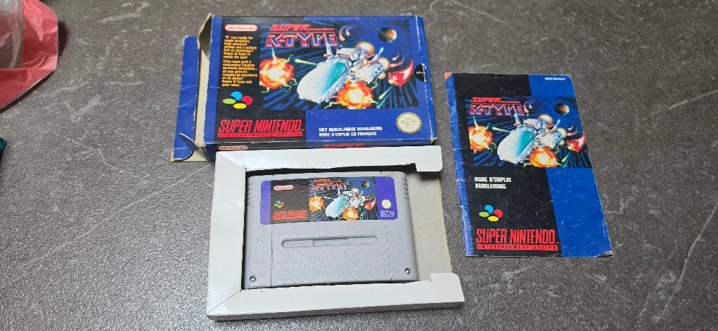 SNES R Type in doos, Ophalen of Verzenden, Gebruikt