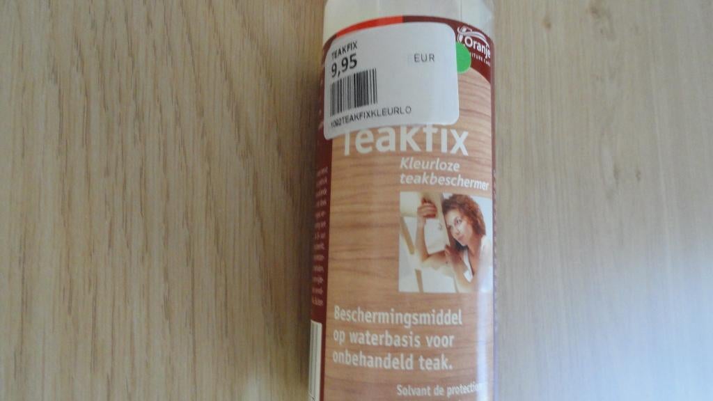 Kleurloze teakbeschermer teakfix., Ophalen of Verzenden, Nieuw