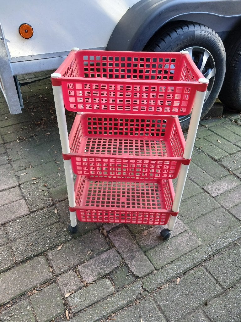 plastic mandjes, Maison & Meubles, Enlèvement, Seau, Bac ou Chariot à balais