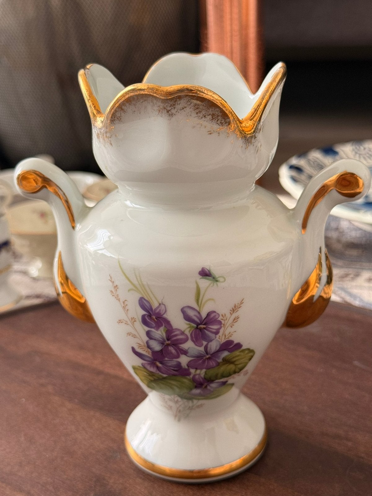 Porseleinen vaas — Limoges France, Antiek en Kunst, Antiek | Servies los, Ophalen of Verzenden