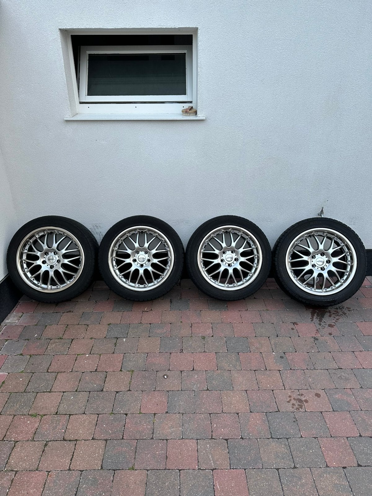 18 Inch Velgen 5x112 met banden–Complete set van 4, Autos : Pièces & Accessoires, Pneus & Jantes, Pneus et Jantes, 4 Saisons, 18 pouces