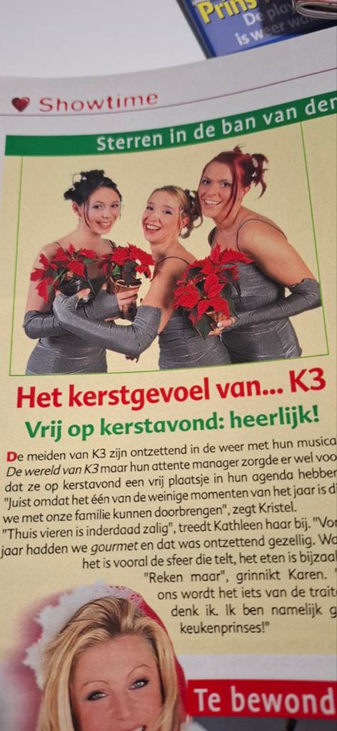 K3 tijdschrift 2000 goedele liekens, Enlèvement ou Envoi, Journal ou Magazine