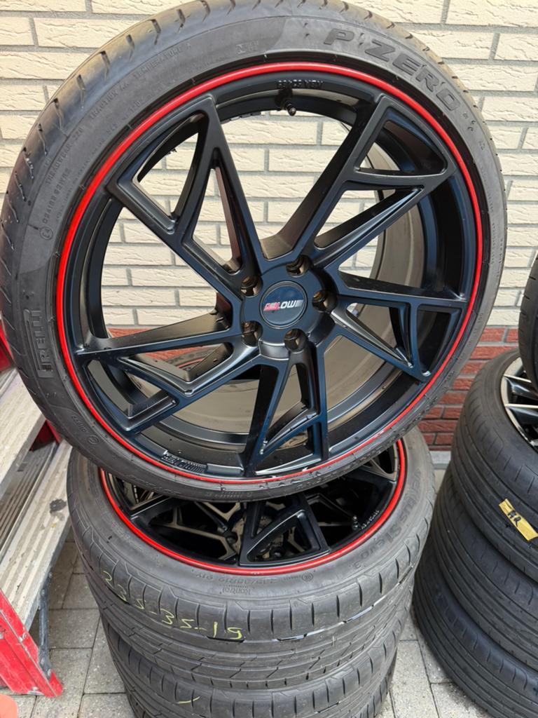 Mooie sets 19 inch velgen 5x112 5x108 5x114.3, Ophalen, 19 inch, Band(en)