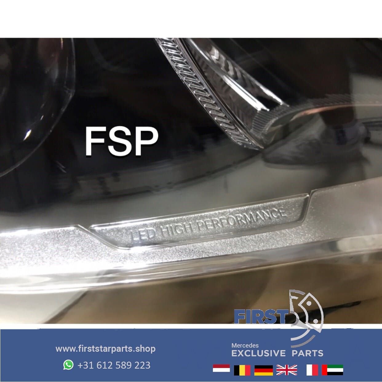 W156 FACELIFT LED KOPLAMP RECHTS Mercedes GLA 2016-2020 ORIG, Utilisé, -, -, Enlèvement ou Envoi