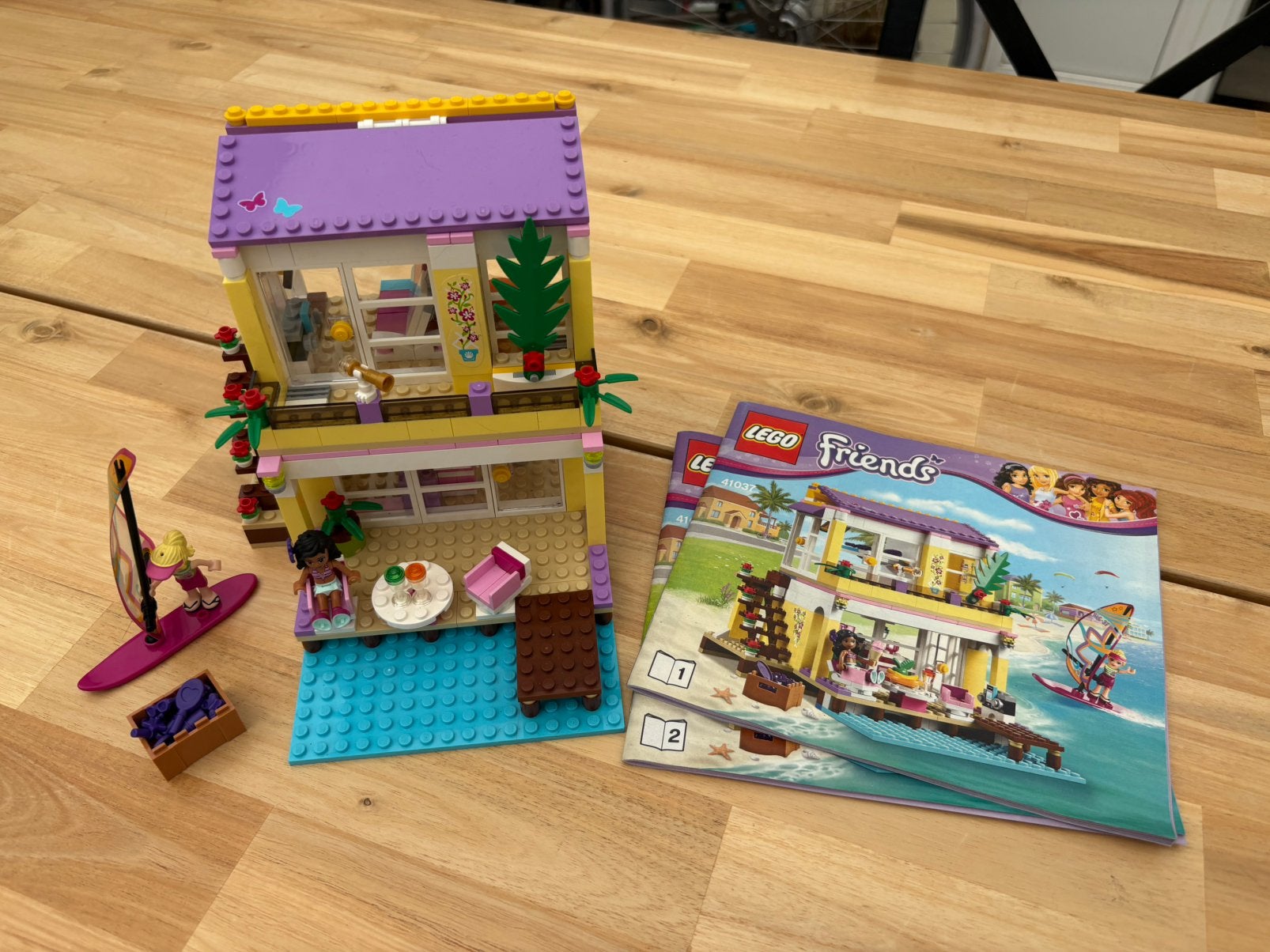 Lego friends Stephanie’s strandhuis - complete set, Ophalen, Gebruikt, Lego, Friends