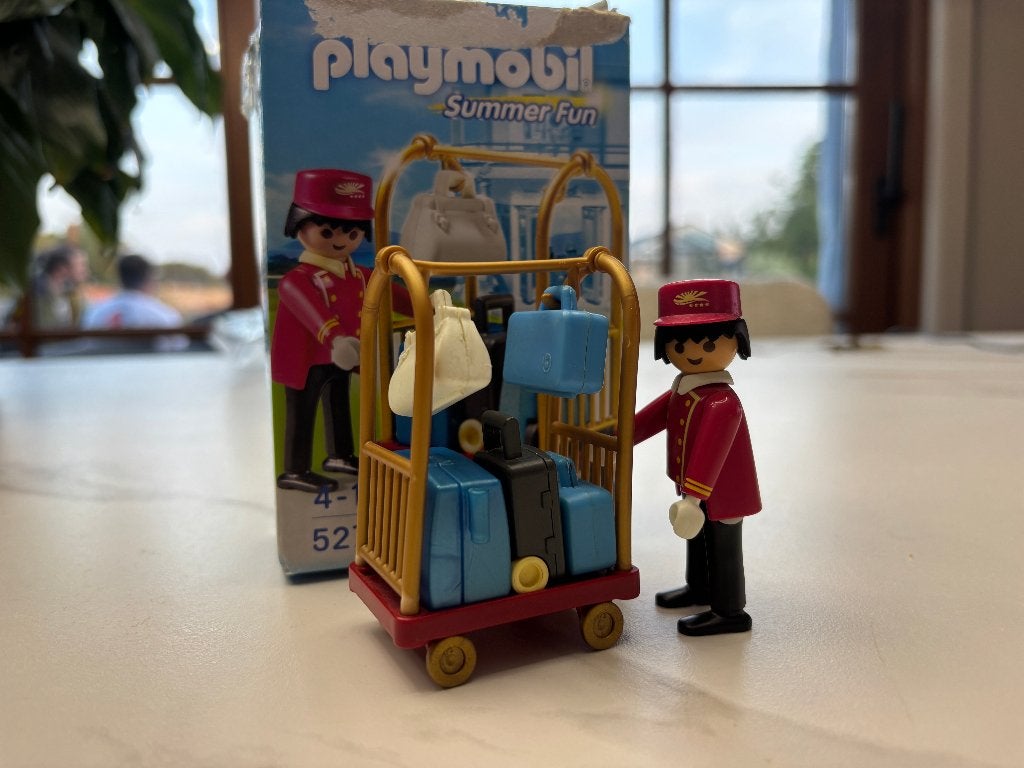 Playmobil 5270 Bagagiste avec chariot, Enfants & Bébés, Enlèvement ou Envoi, Comme neuf, Summer fun, Kit complet