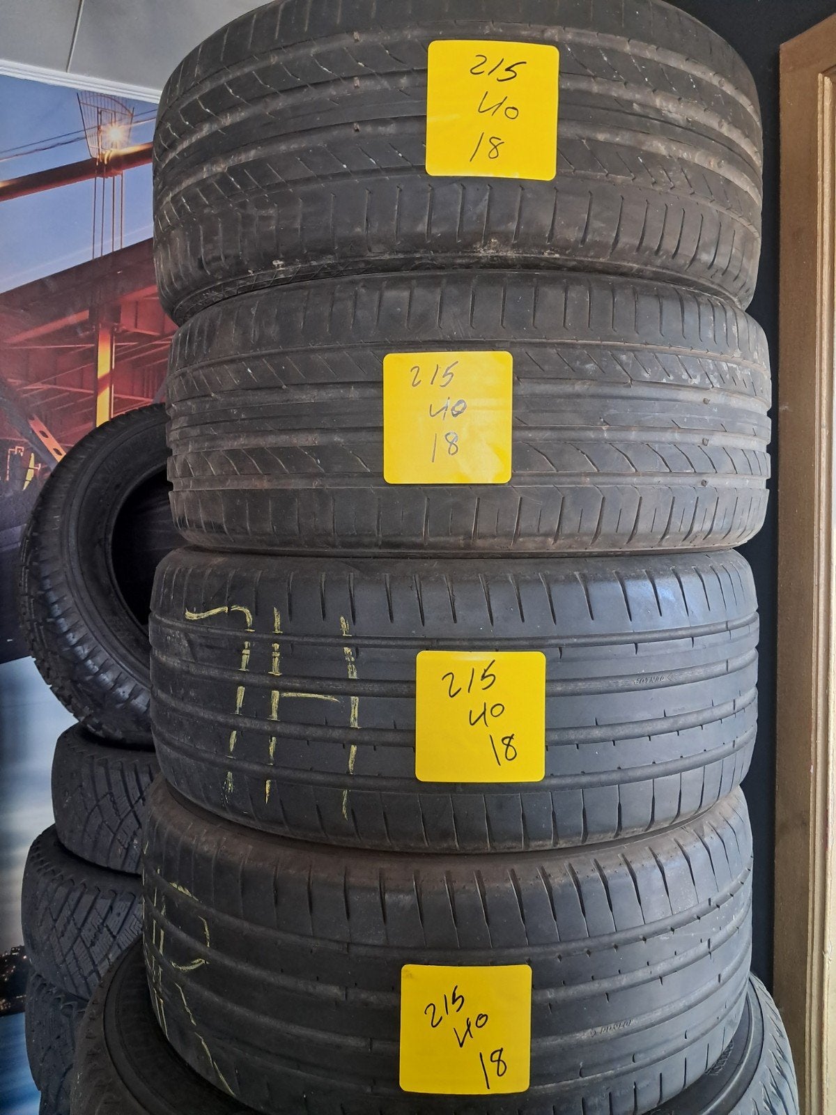 2154018 215/40/18 215/40r18 zomer Continental en Dunlop, Ophalen