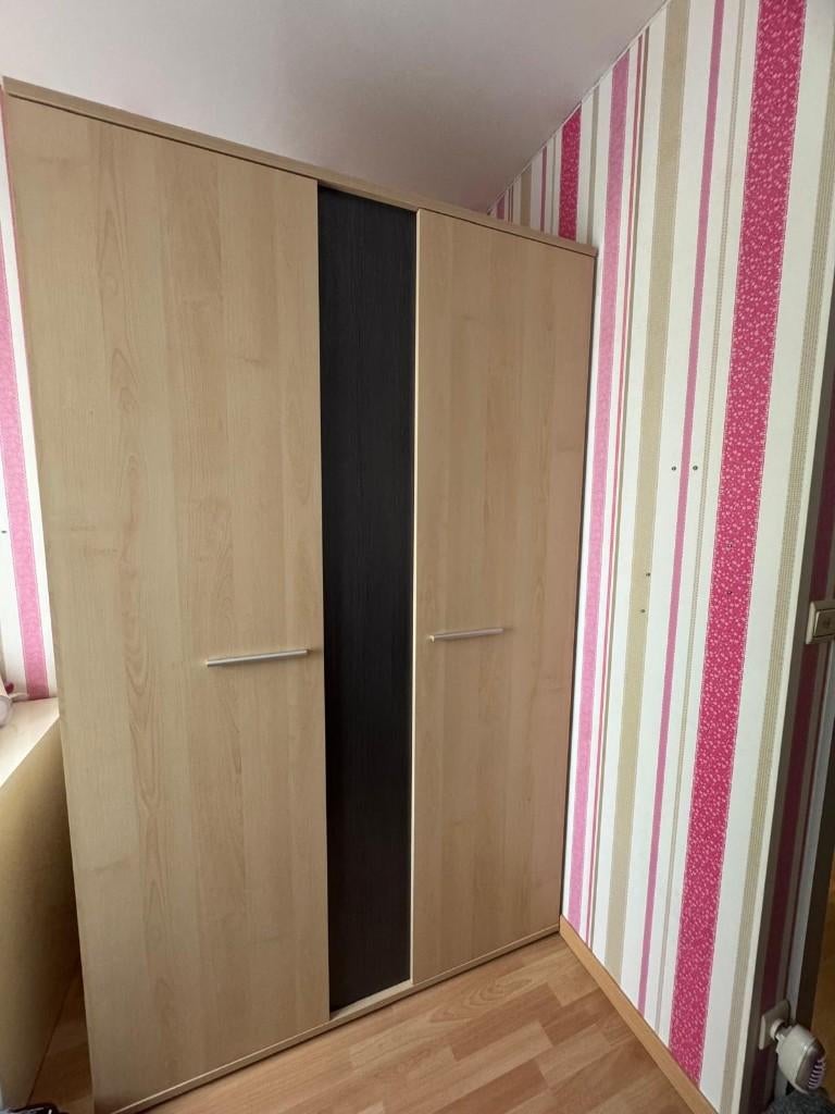 Tienerslaapkamer in zeer goede staat, Ophalen, Gebruikt, Eenpersoons, Houtstructuur