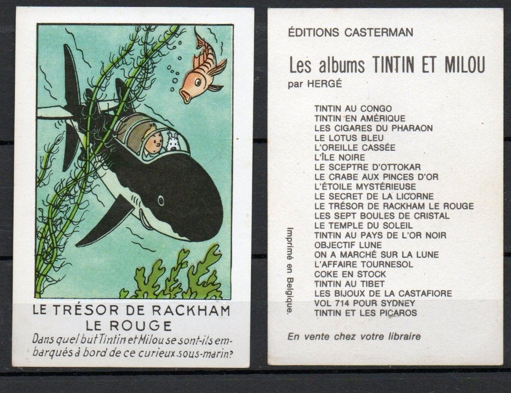 Tintin. Hergé. Chromo - Le trésor de Rackam le Rouge, Verzamelen, Ophalen