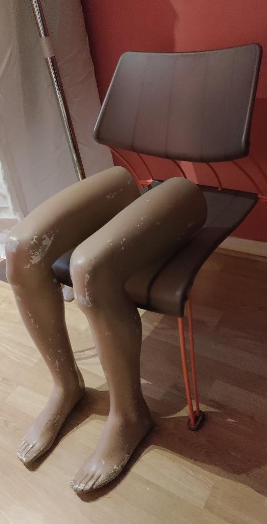 Prachtig paar vintage mannequin-poten, Huis en Inrichting, Ophalen, Gebruikt, Vintage