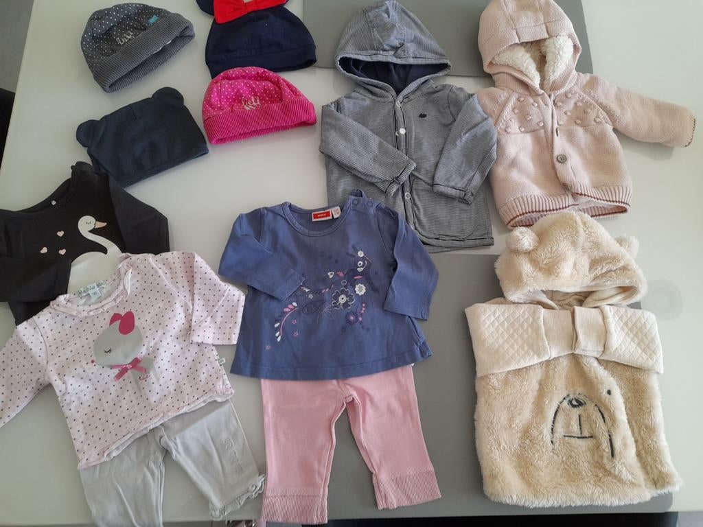 Babykleding maat 50 meisje 12 stuks, Enfants & Bébés, Vêtements de bébé | Taille 50, Enlèvement, Fille