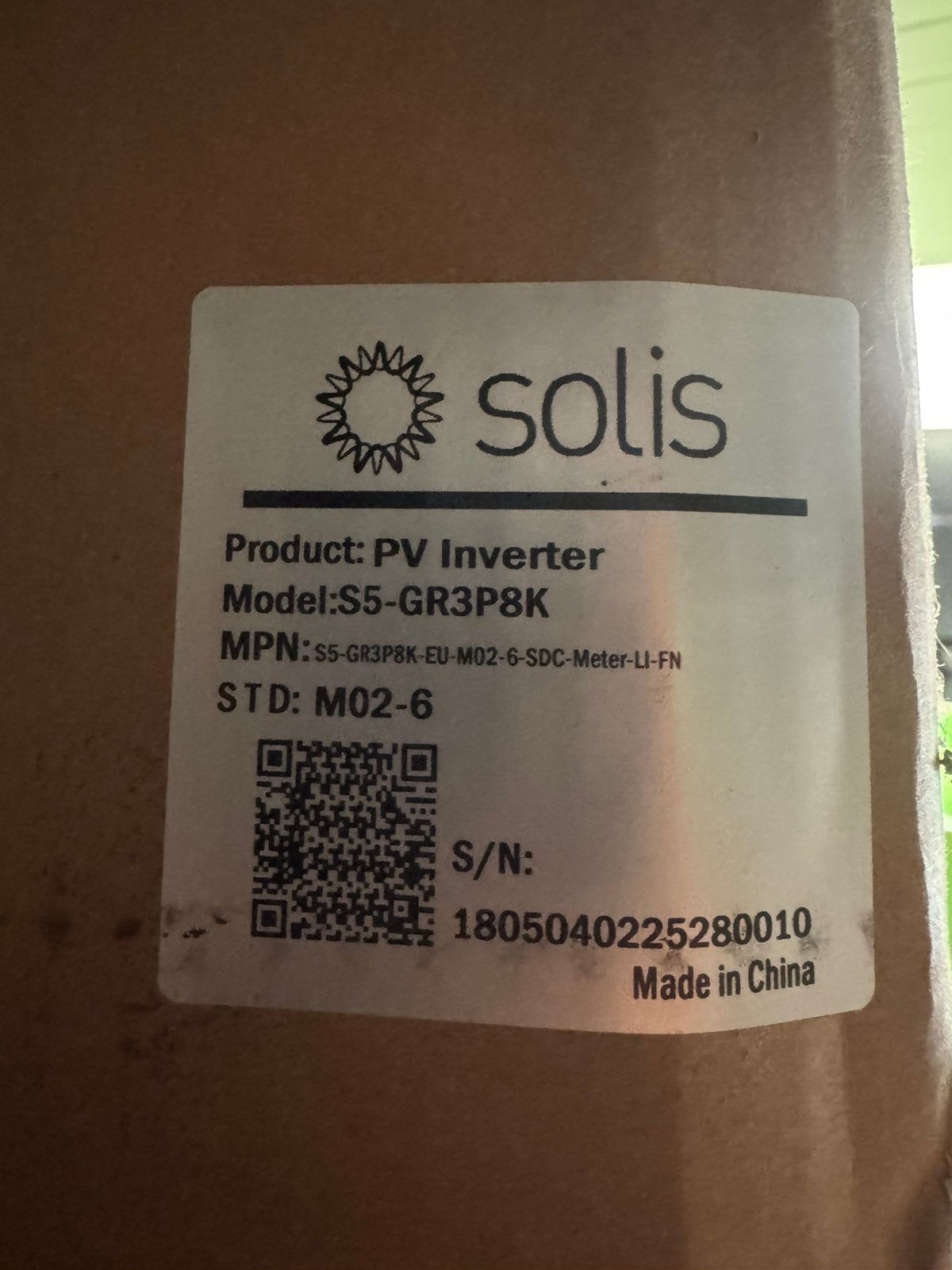 Onduleur Solis GR3P8K, Enlèvement ou Envoi, Neuf