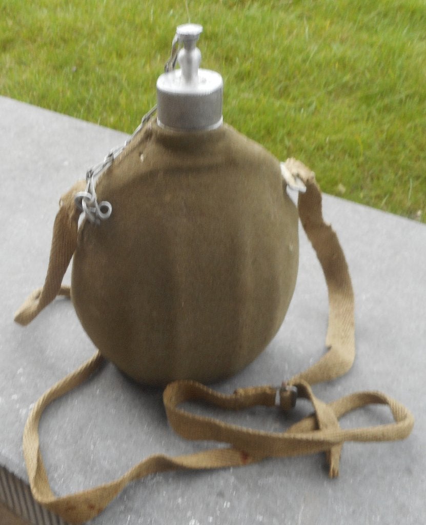 ITALIE WW2 - FORCES ARMEES - GOURDE COMPLETE, Envoi, Armée de terre, Objet d'art